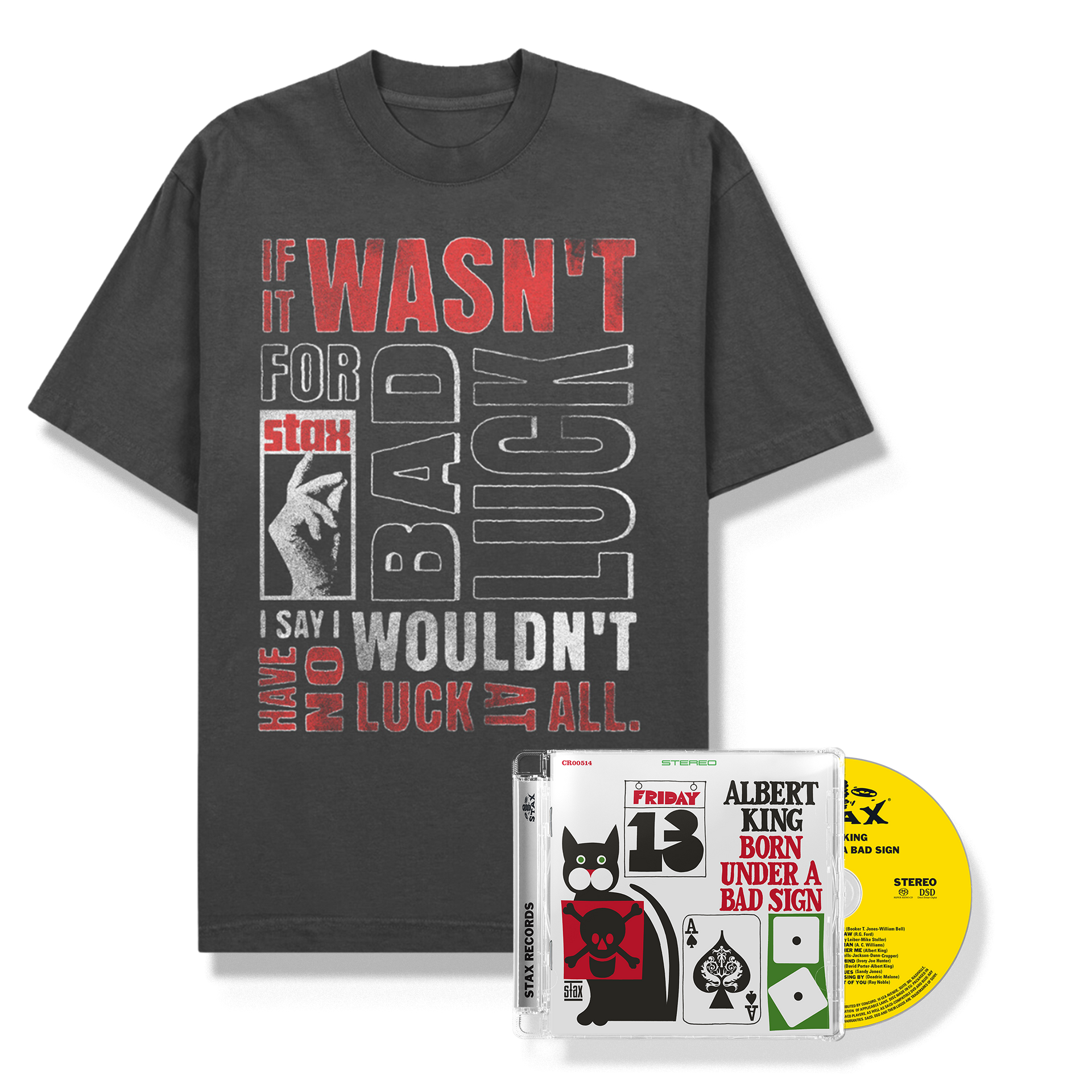 Born Under A Bad Sign (SACD) + Born Under a Bad Sign Lyric Tee Bundle Born Under A Bad Sign (SACD) + Born Under a Bad Sign Lyric Tee Bundle