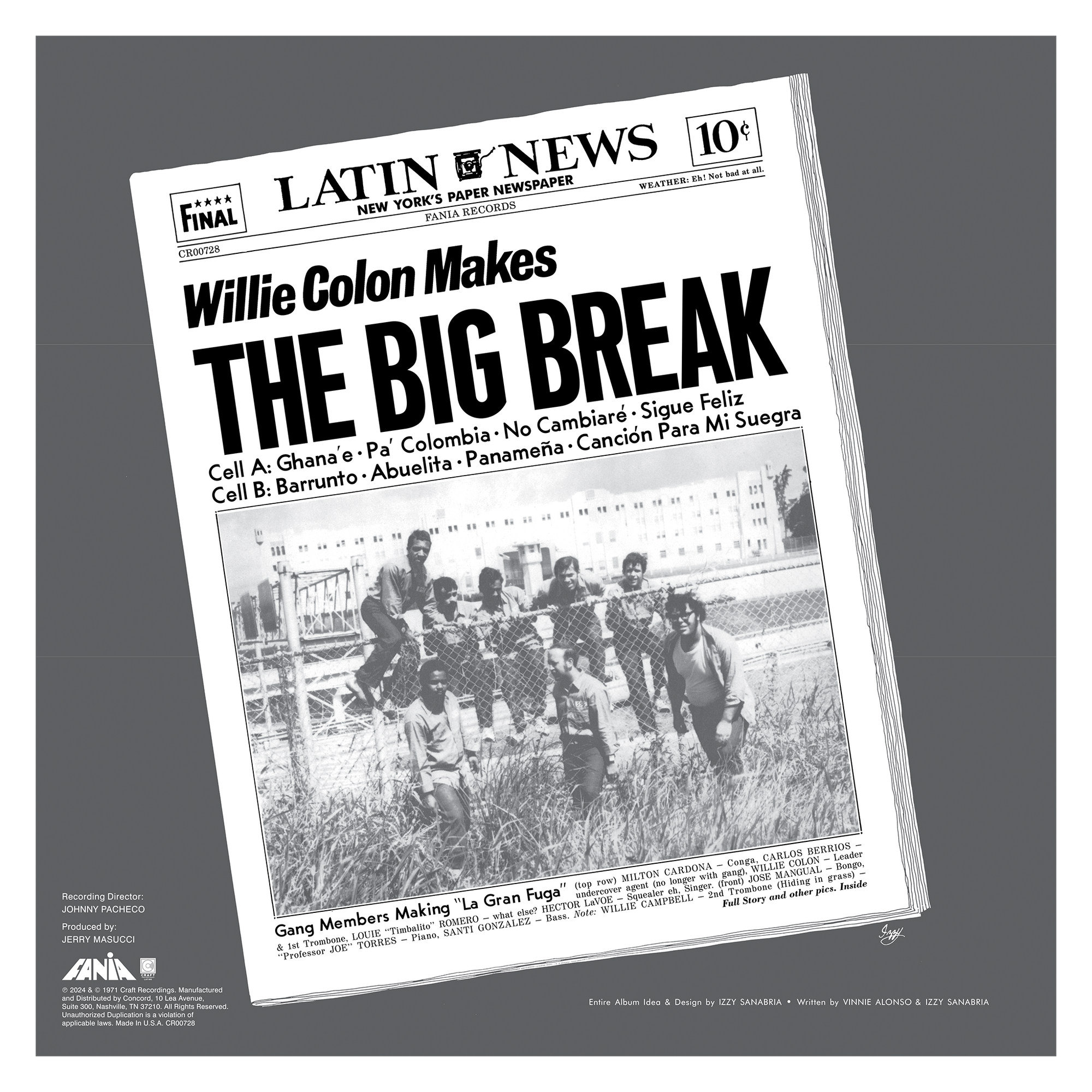 The Big Break / La Gran Fuga (Black Burst Splatter - Fania Exclusive LP) – view 3 of 3