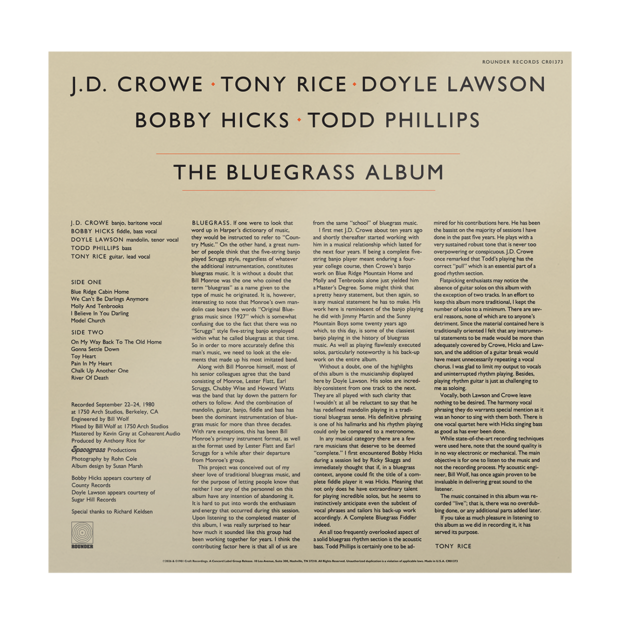 The Bluegrass Album (Digital Album) – view 2 of 2