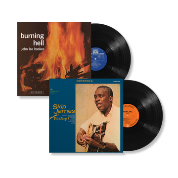 John Lee Hooker – Burning Hell + Skip James – Today! (Bluesville Series) LP Bundle