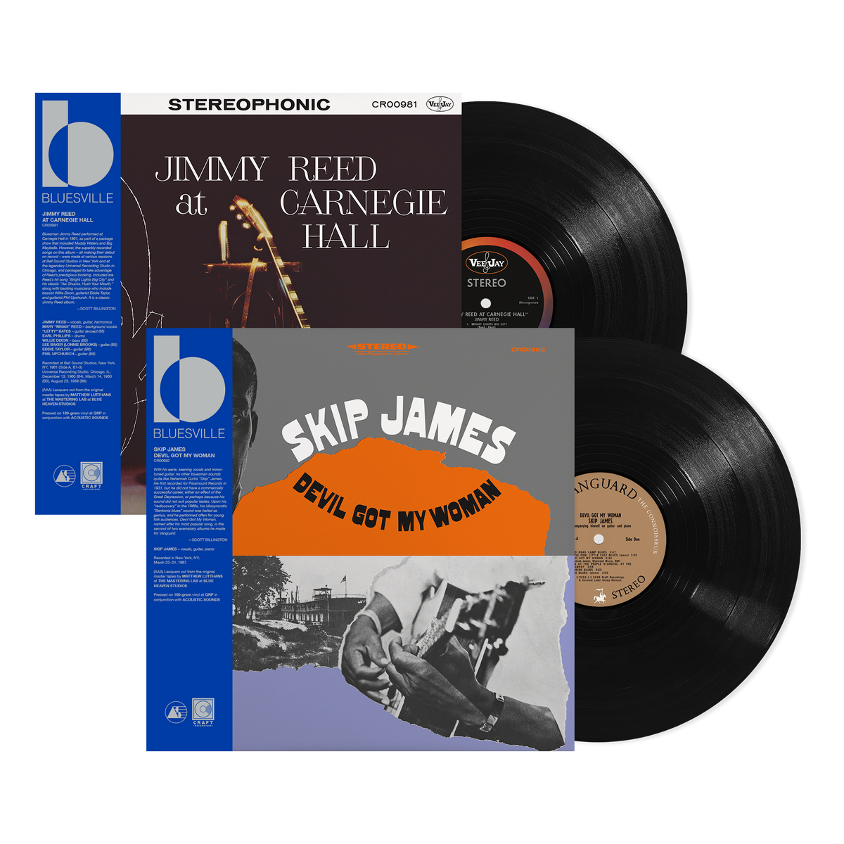 Jimmy Reed & Skip James – Jimmy Reed At Carnegie Hall (Bluesville