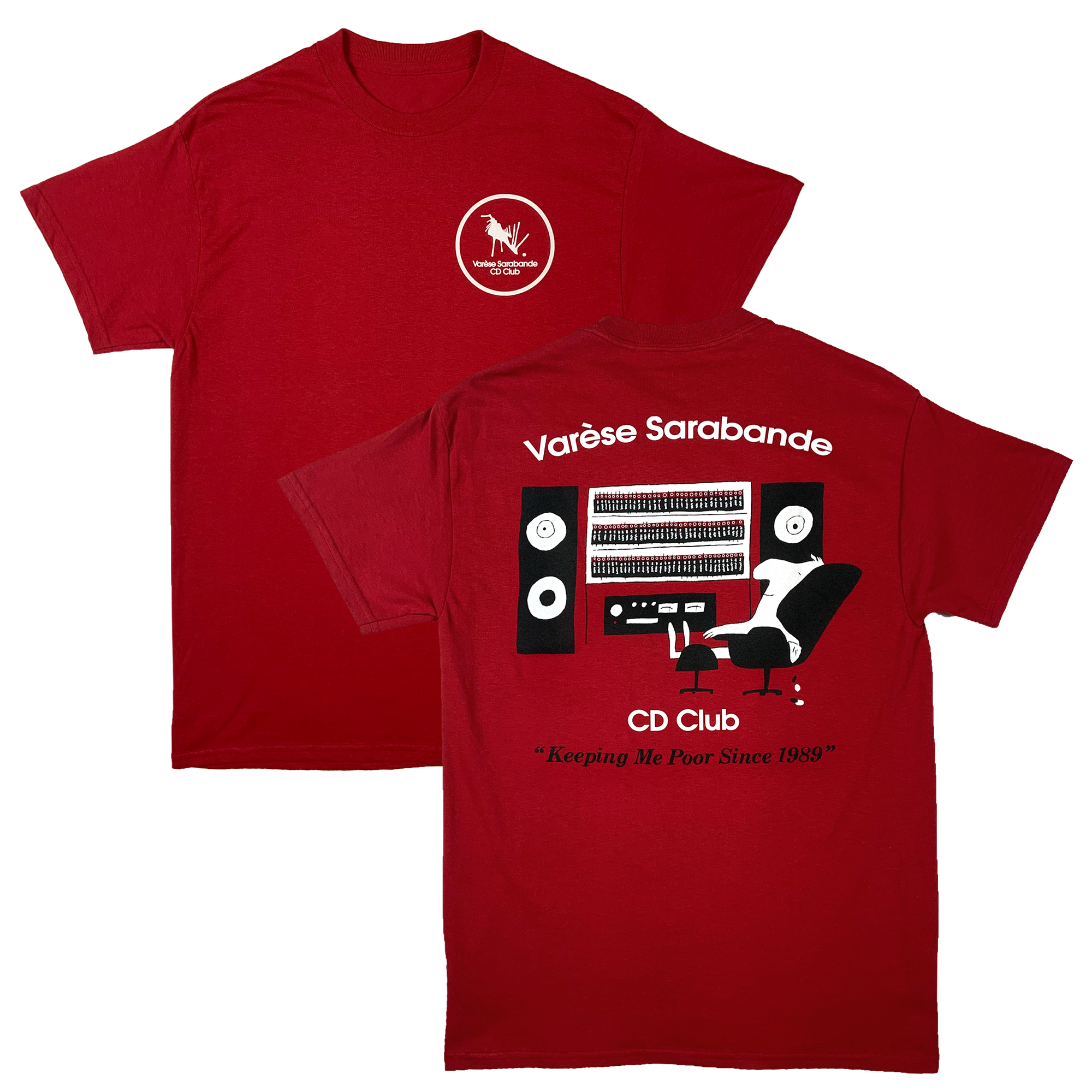 CD Club T-Shirt (Red) – view 1 of 4