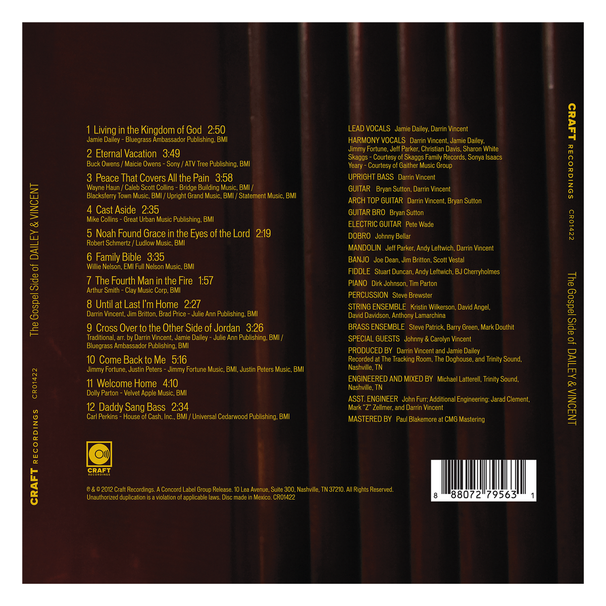 The Gospel Side Of Dailey &amp; Vincent (CD) – view 3 of 3