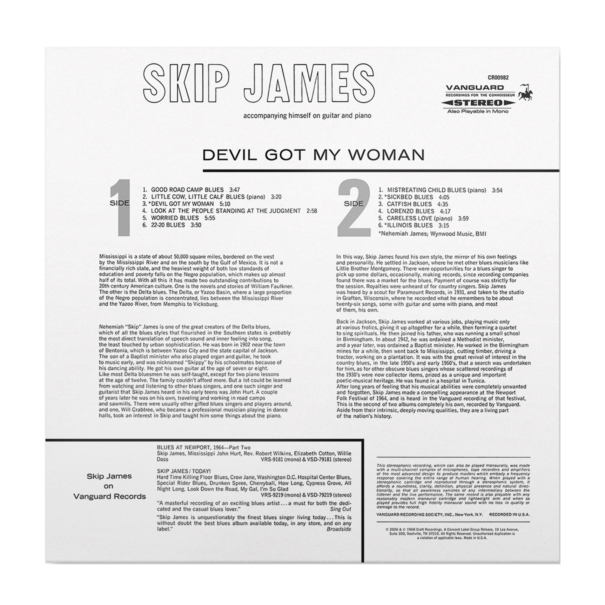Devil Got My Woman (Bluesville Series) (180G LP) – view 4 of 4