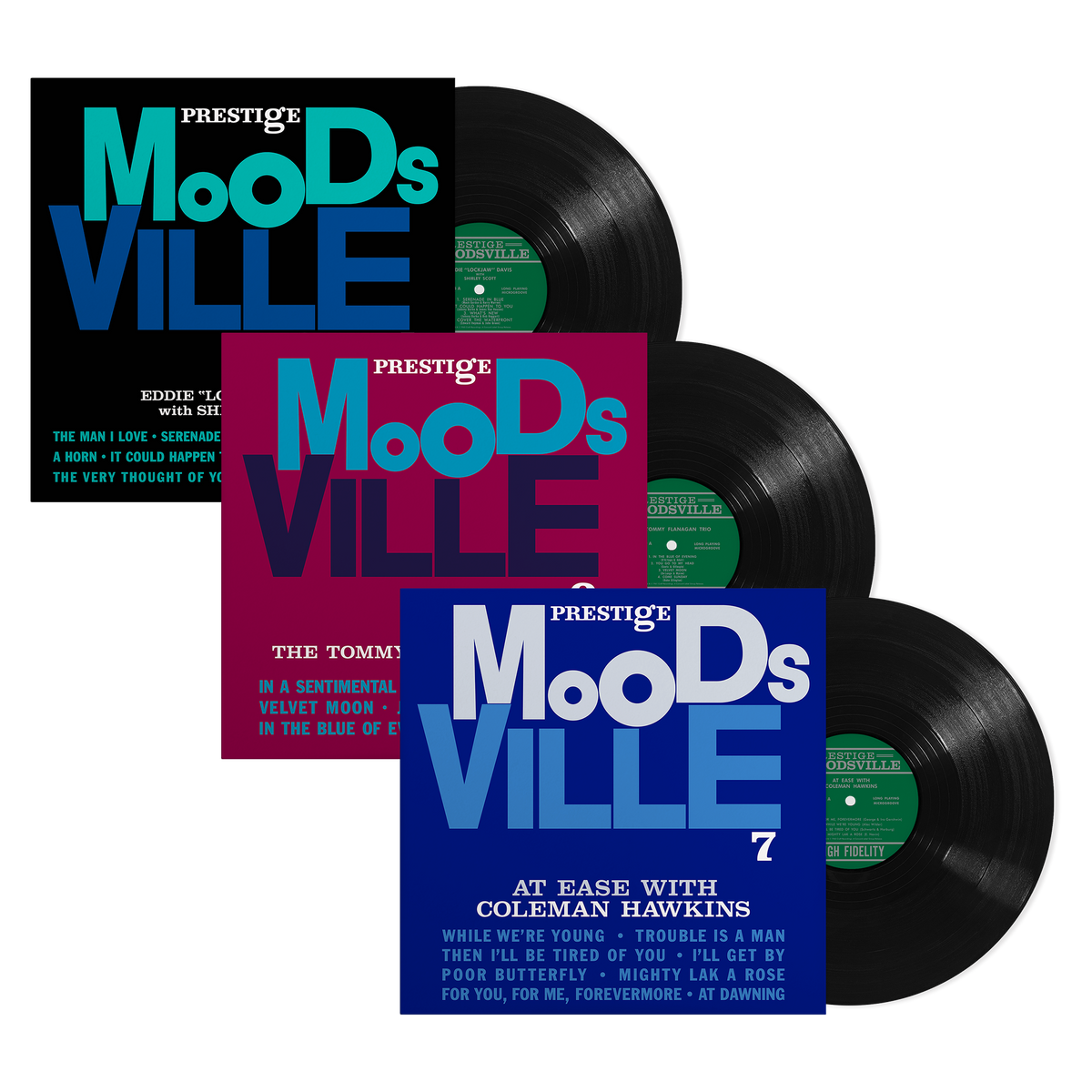 At Ease With Coleman Hawkins (Moodsville) (180g LP) + Moodsville, Volume 4 (Moodsville) (180g LP) + Moodsville, Volume 9 (Moodsville) (180g LP) Bundle – view 1 of 4