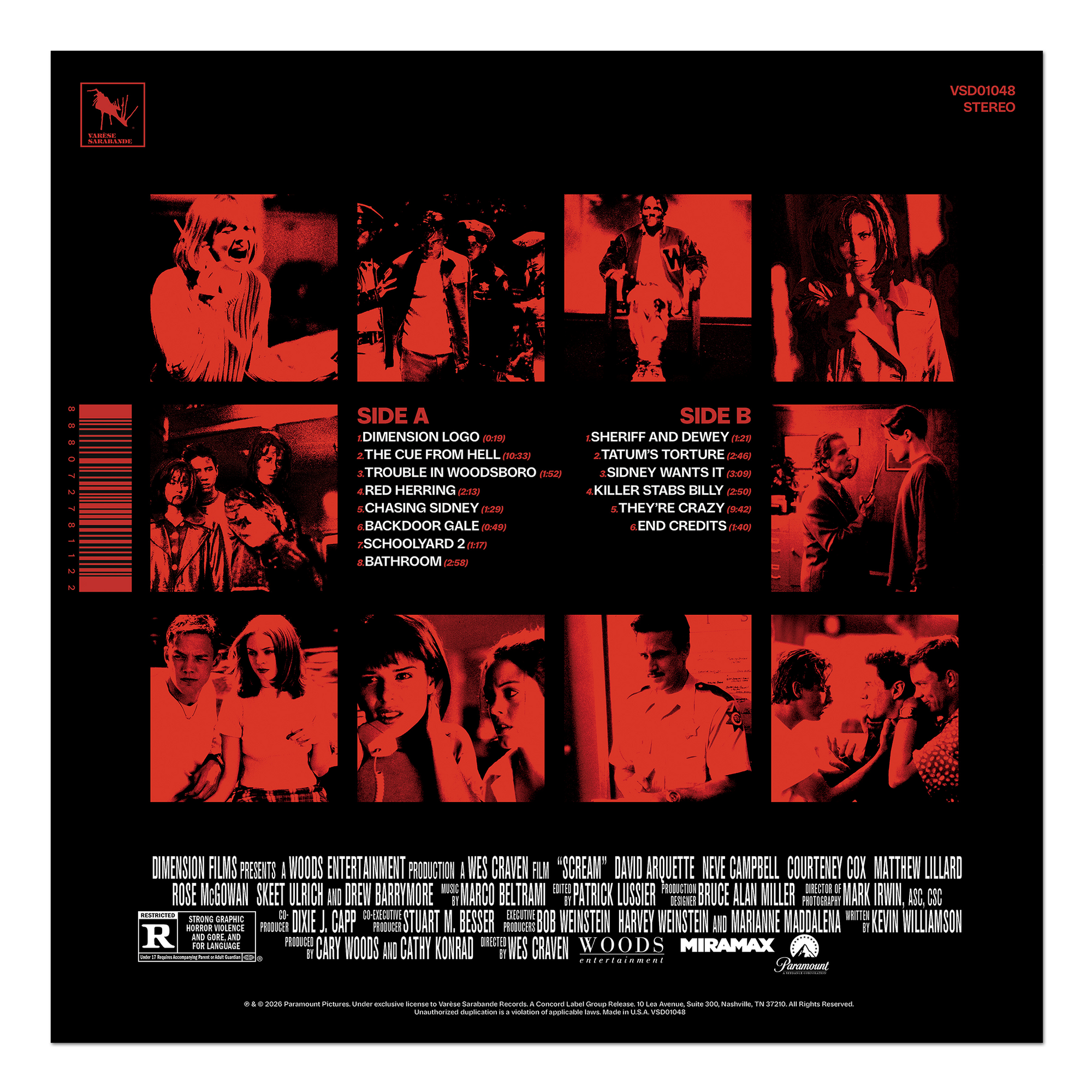 Scream (30th Anniversary Edition) (Varése Exclusive - "Wrong Answer" Blood Red Splatter LP) – view 3 of 4