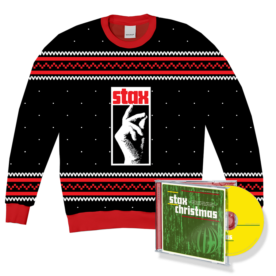 Stax Finger Snap Knit Sweater + Stax Christmas CD