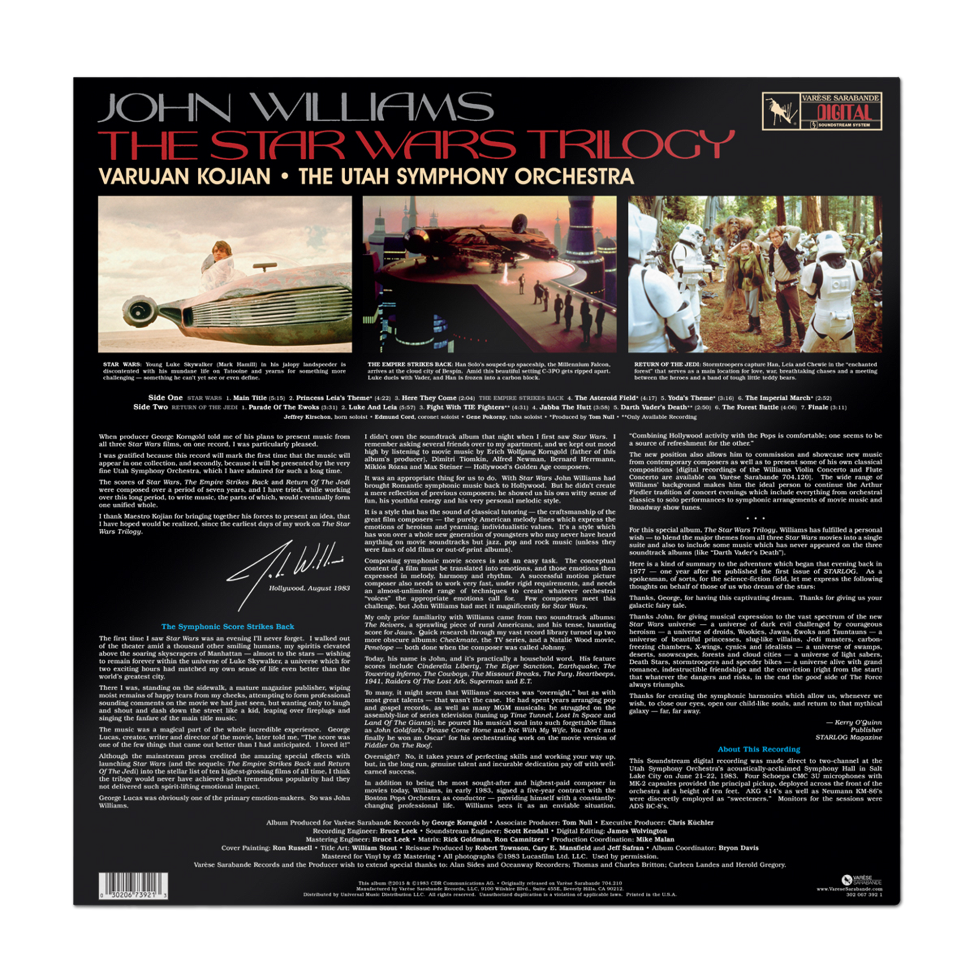 The Star Wars Trilogy - Twin Sunset Red LP (Limited Edition of 500) – view 3 of 4