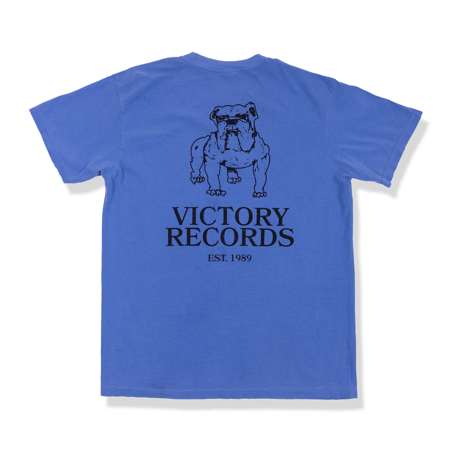 Victory Records Distressed Vintage T-Shirt (Blue)