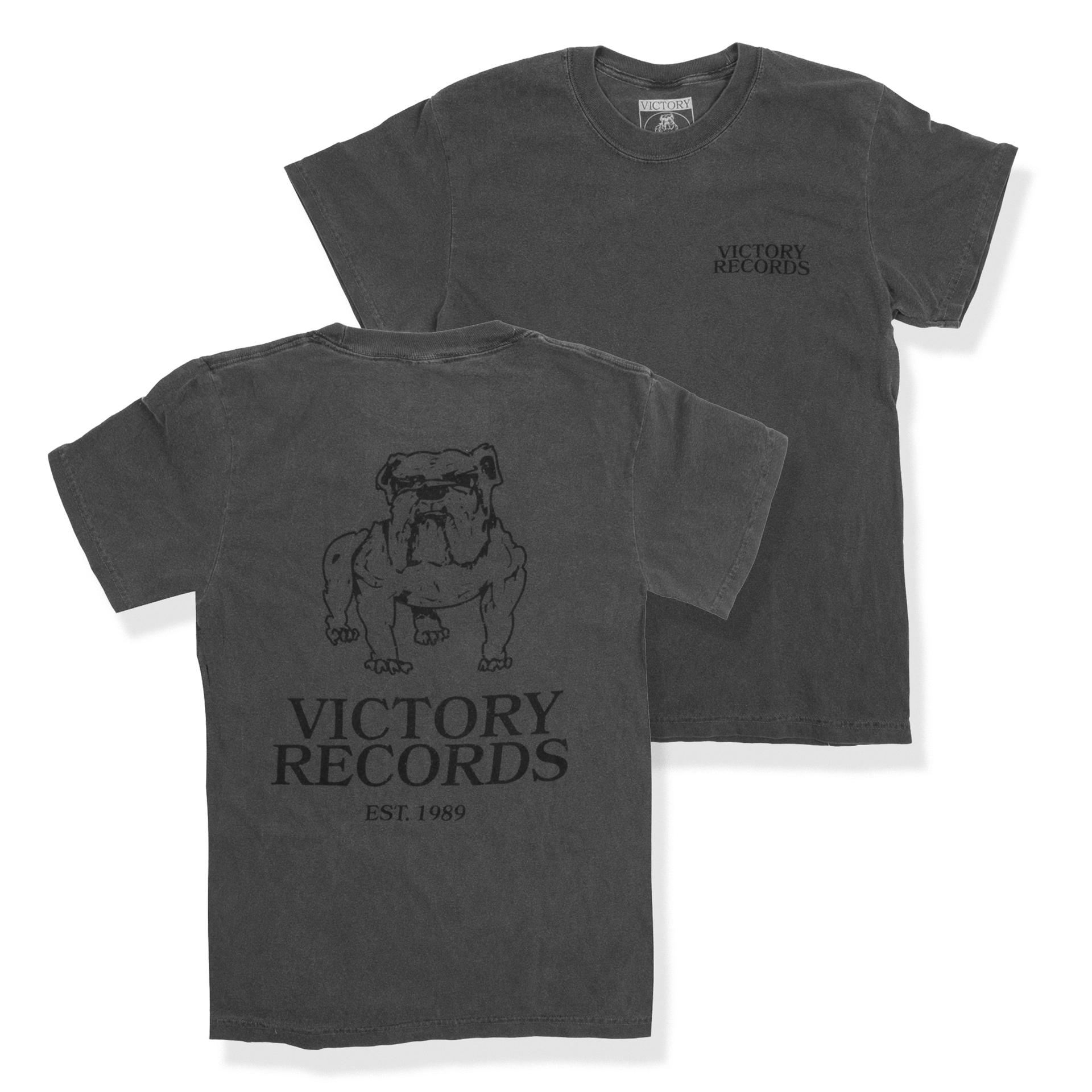Victory Records Distressed Vintage T-Shirt (Pepper) – Craft Recordings