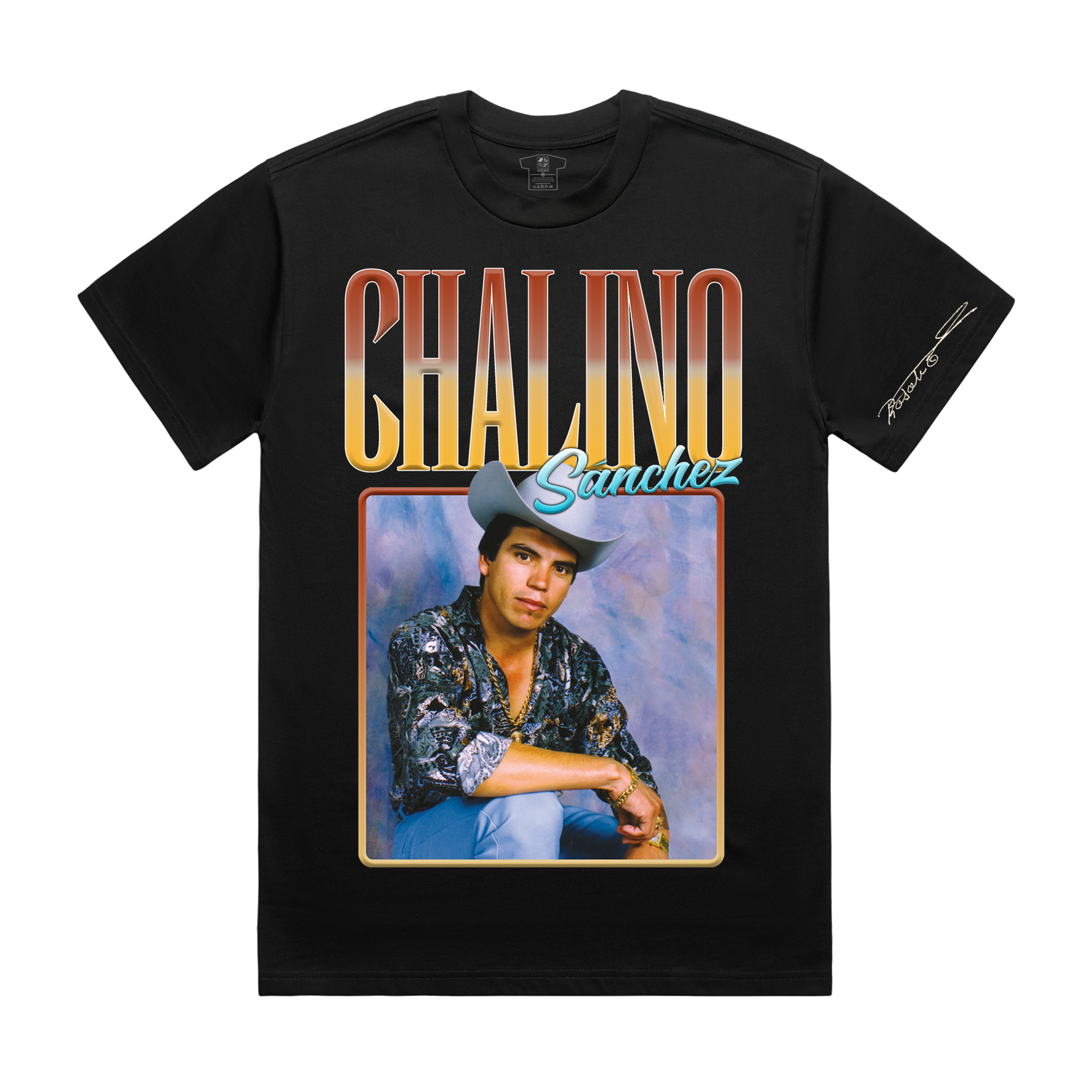 Conjunto Alma Enomorada (Vinilo Color Alma Azul) + Camiseta Con Foto De Chalino Sánchez Bundle – view 3 of 3