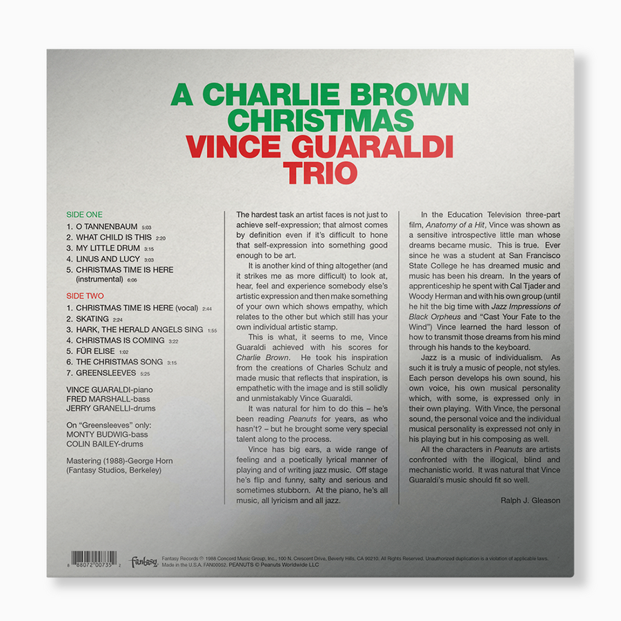 A Charlie Brown Christmas: Silver Foil Edition (Black Vinyl LP)