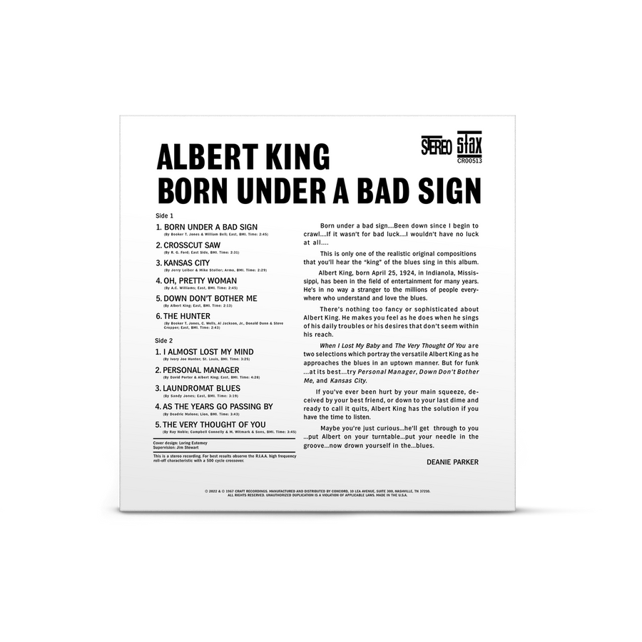 Born Under A Bad Sign (180g LP)