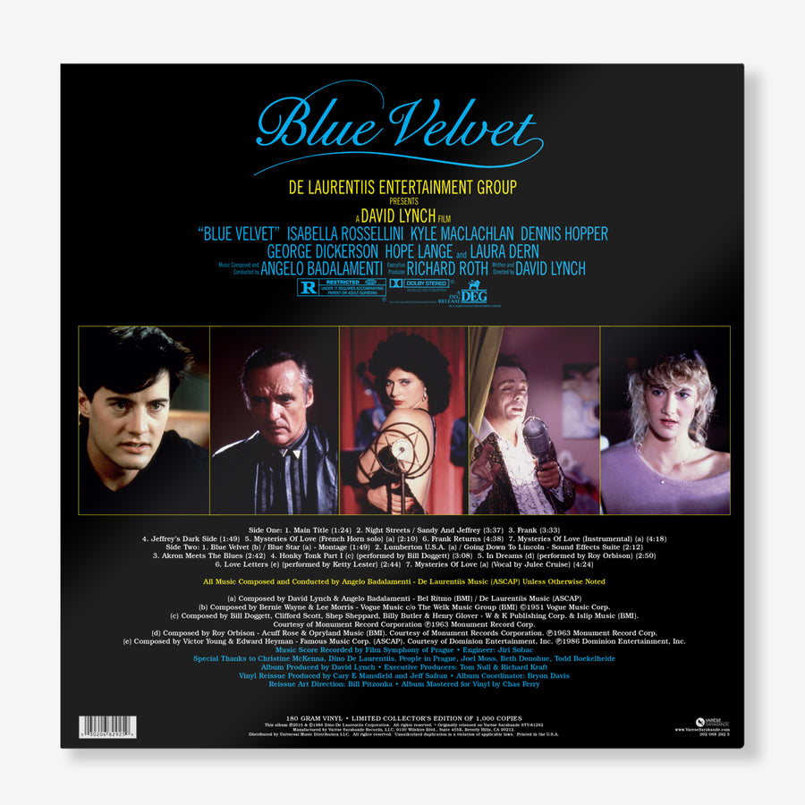 Blue Velvet: Original Motion Picture Soundtrack (LP)