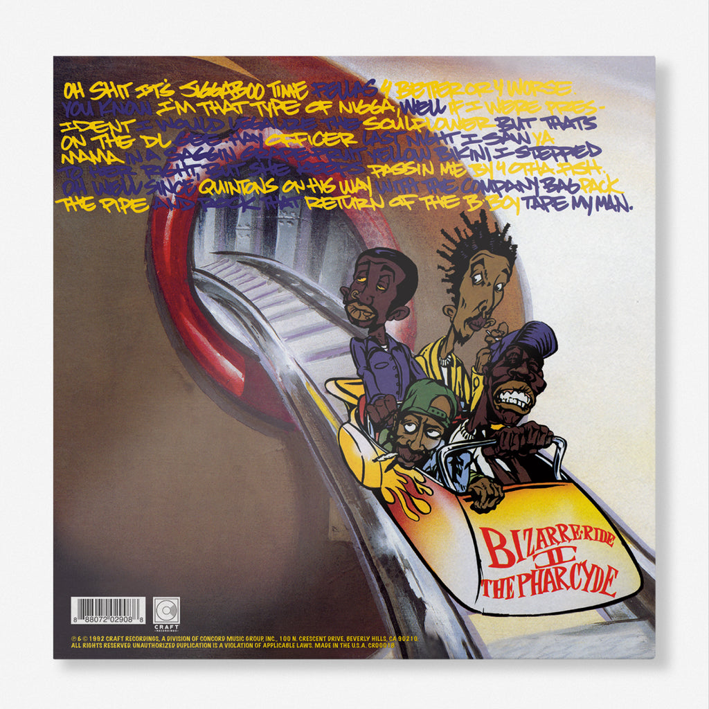 Bizarre Ride Ii Cd Covers Bizarre Ride II The Pharcyde (Blue/Yellow 2-LP) – Craft Recordings