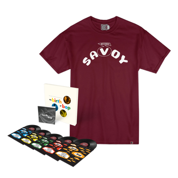 The Birth of Bop: The Savoy 10-Inch LP Collection 5-LP + Savoy Records T-Shirt Bundle