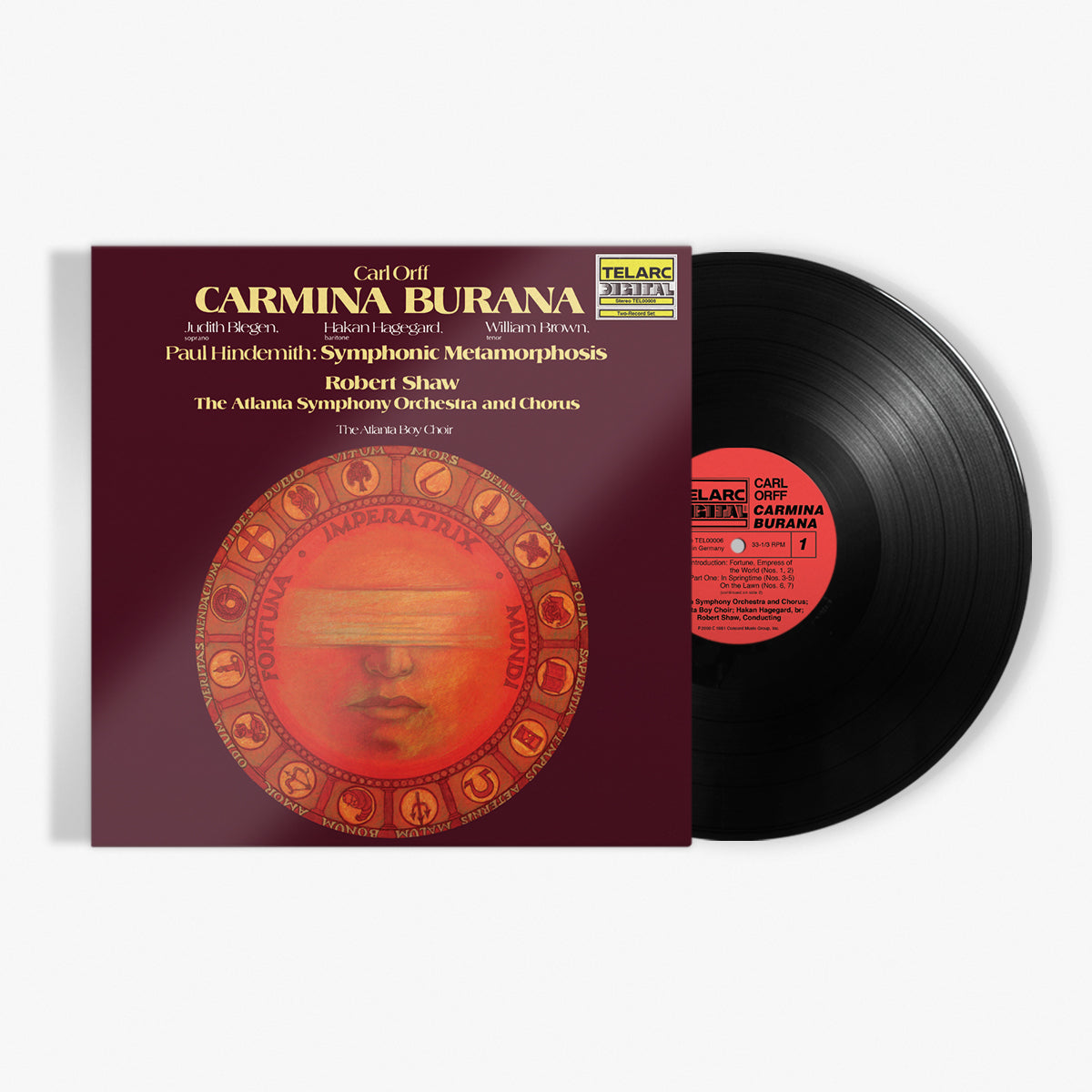 Carl Orff&#39;s Carmina Burana &amp; Paul Hindemith&#39;s Symphonic Metamorphosis (2-LP)