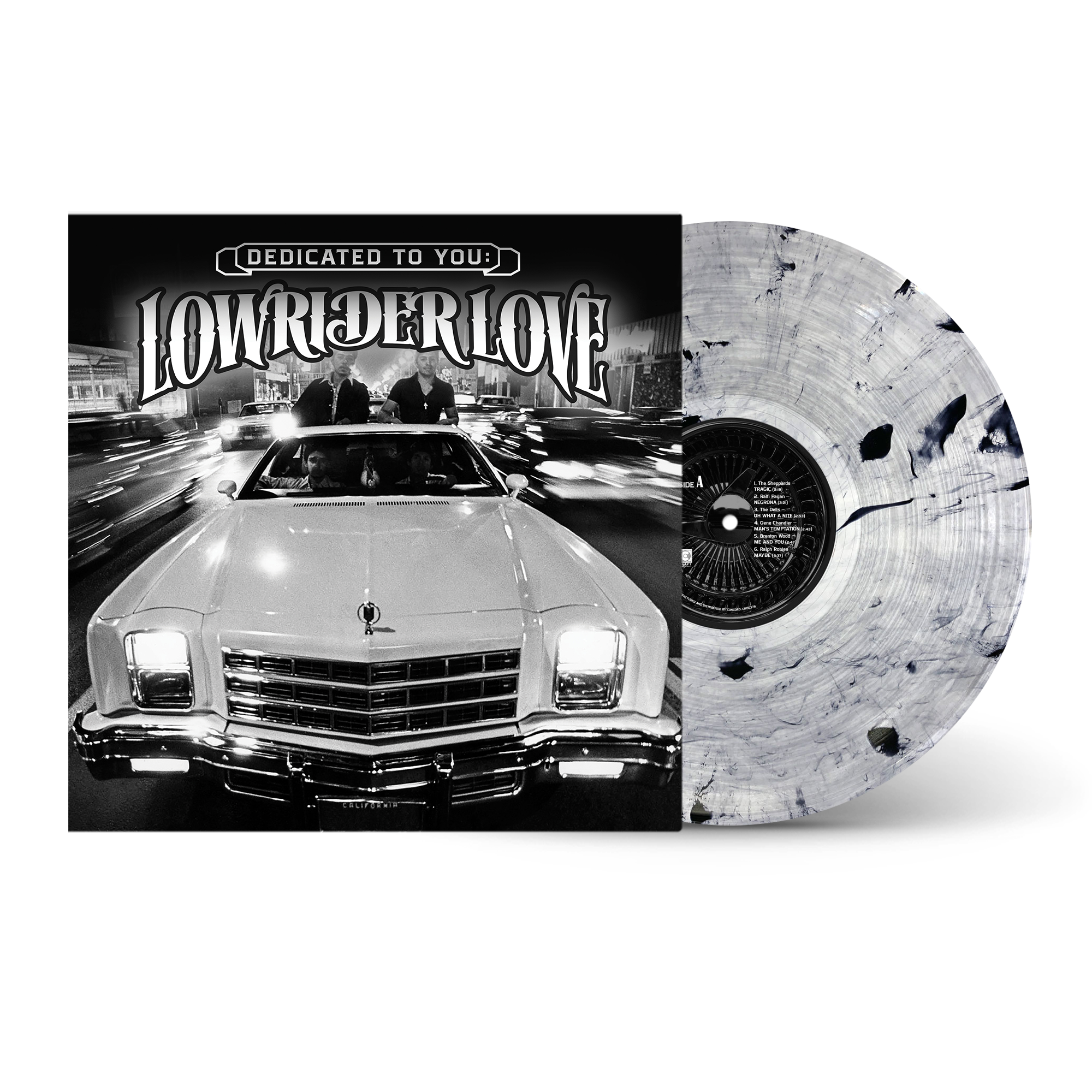 Dedicated To You: Lowrider Love (Clear Black Swirl LP)
