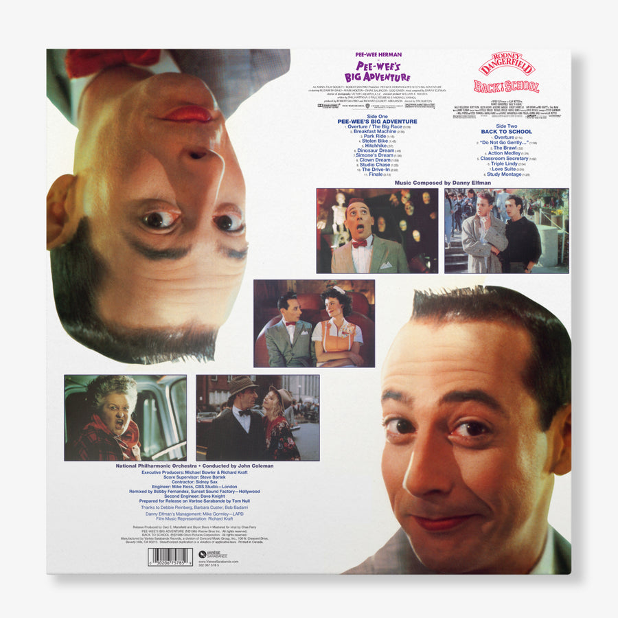 Pee-Wee's Big Adventure / Back To School (Vinyl LP)