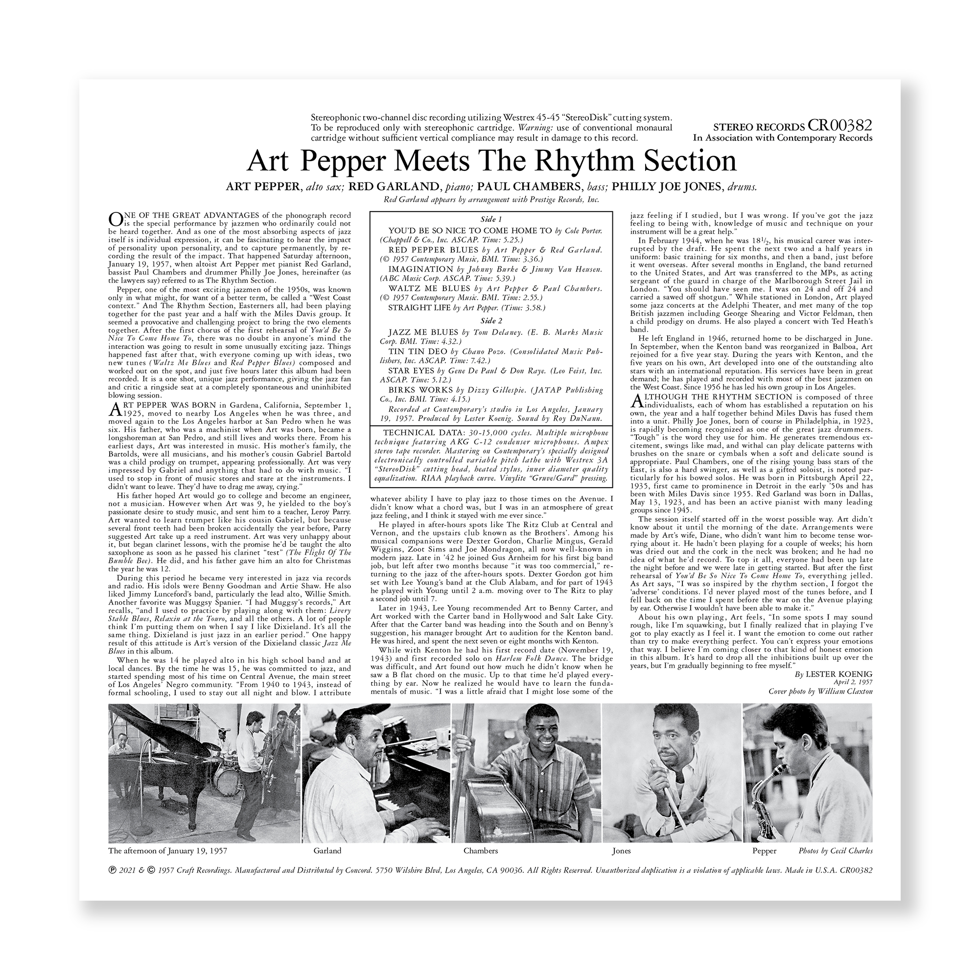 Art Pepper Meets The Rhythm Section: Contemporary Records Acoustic Art Pepper Meets The Rhythm Section: Contemporary Records Acoustic