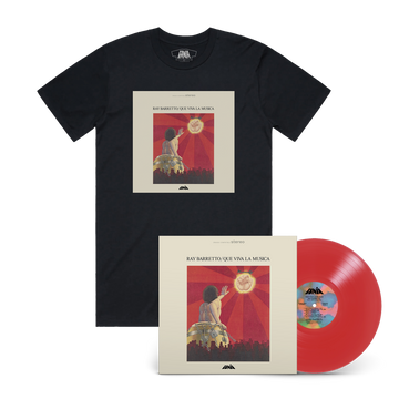 Que Viva La Música (180g Red LP - Fania exclusive) + Que Viva La Música T-shirt (Black)