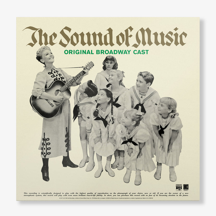 Rodgers And Hammerstein The Sound Of Music Original Broadway Cast Recording 180g 2 Lp Craft