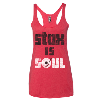 Stax Is Soul Tank Top (Red)