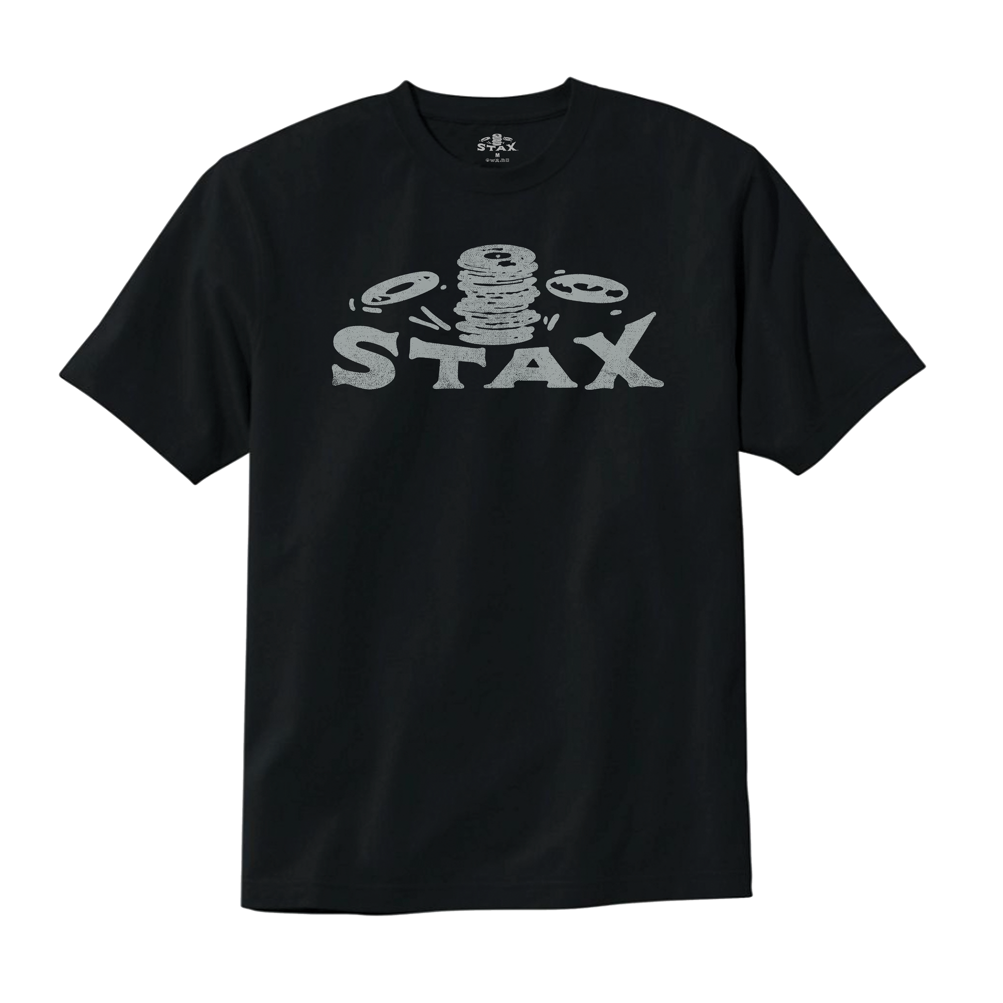 Stax &quot;Falling Records&quot; Logo T-Shirt (Black)