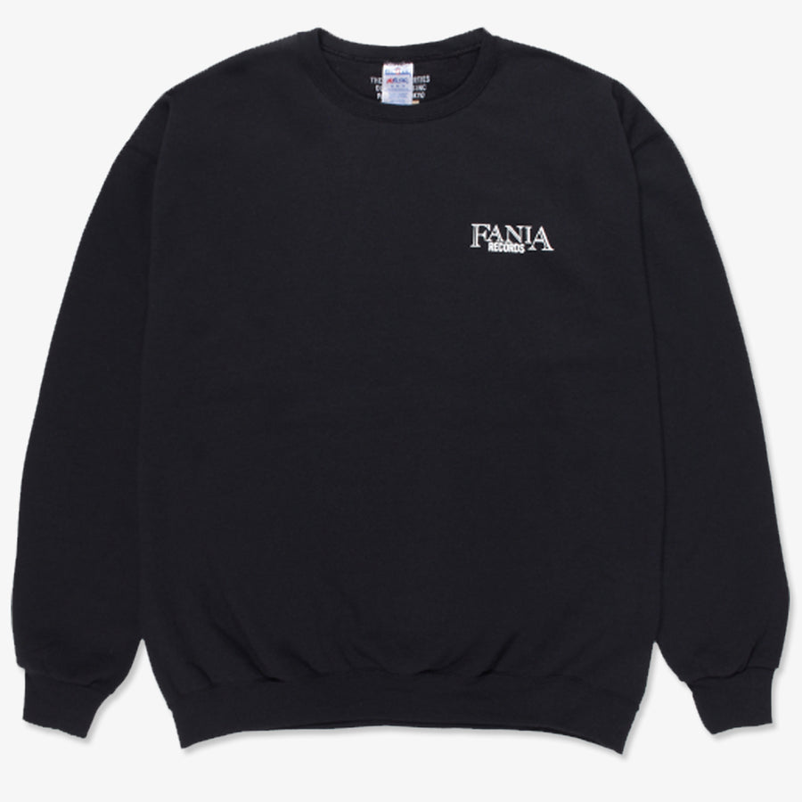 Fania Crew Neck Black Sweatshirt (Wacko Maria)