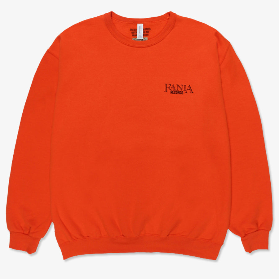 Fania Crew Neck Orange Sweatshirt (Wacko Maria)