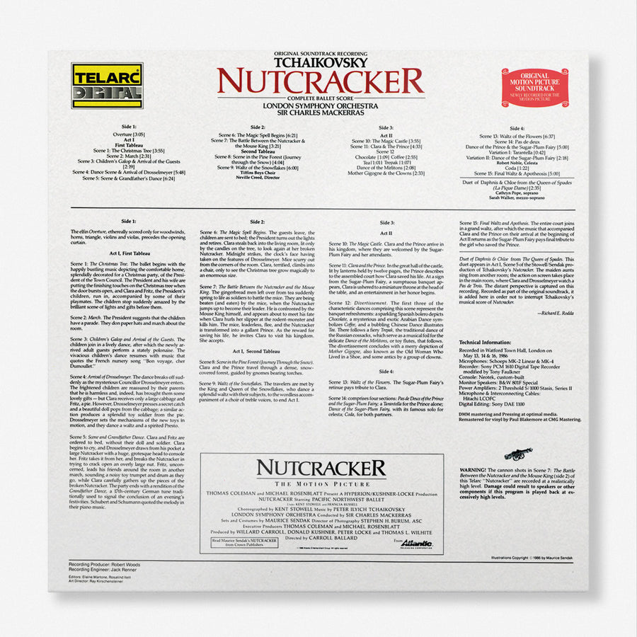 Tchaikovsky's The Nutcracker (Original Motion Picture Soundtrack) (180g 2-LP)