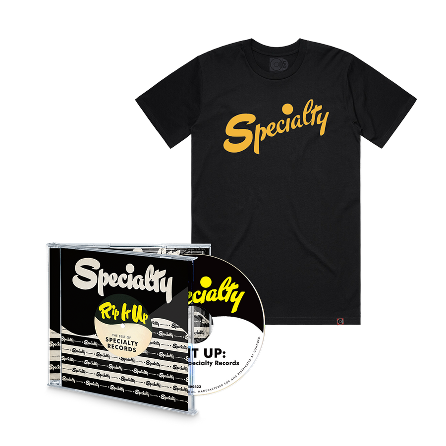 Rip It Up: The Best Of Specialty Records Bundle (CD + Specialty Logo T-Shirt)