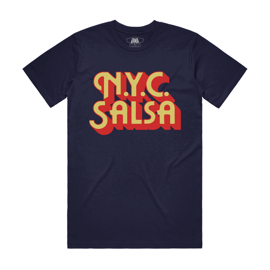 Fania NYC Salsa Midnight Navy T-Shirt
