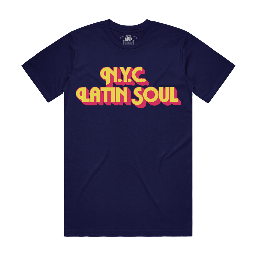 Fania NYC Latin Soul Midnight Navy T-Shirt