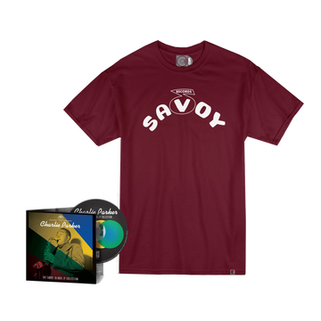 The Savoy 10-Inch LP Collection (CD + Book) + Savoy T-Shirt Bundle