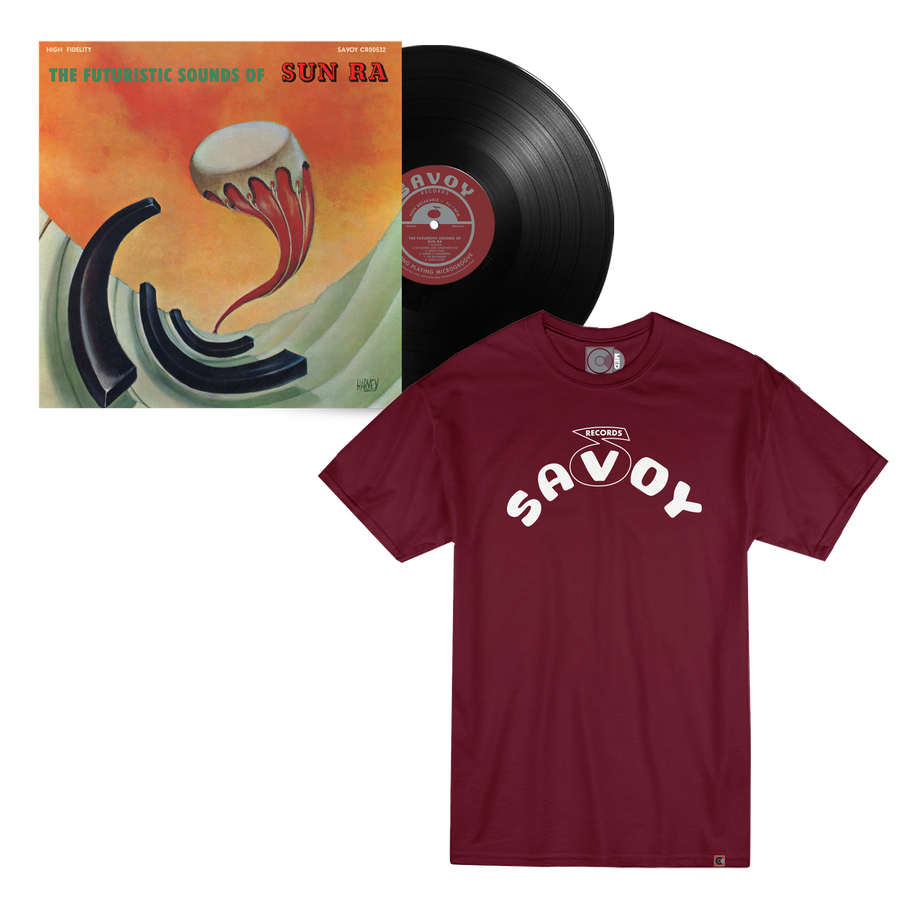 The Futuristic Sounds Of Sun Ra (180g LP) + Savoy T-Shirt Bundle